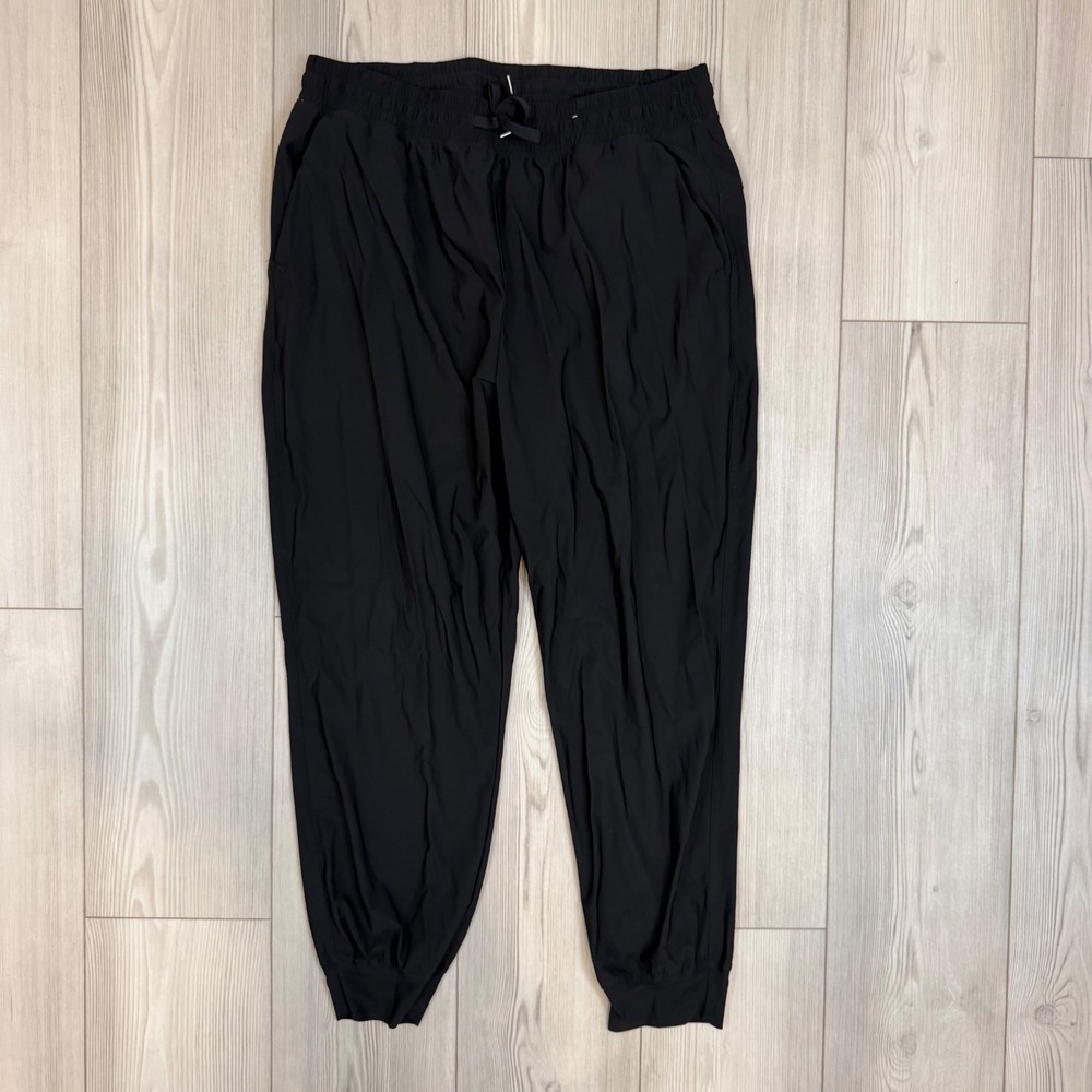 Old Navy SleekTech Go-Dry Joggers Black Large Activewear Pants S/ 846591